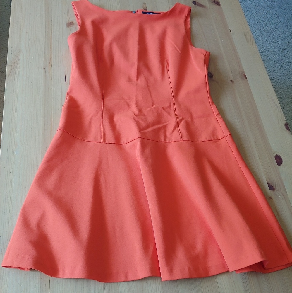 Orange women's dress